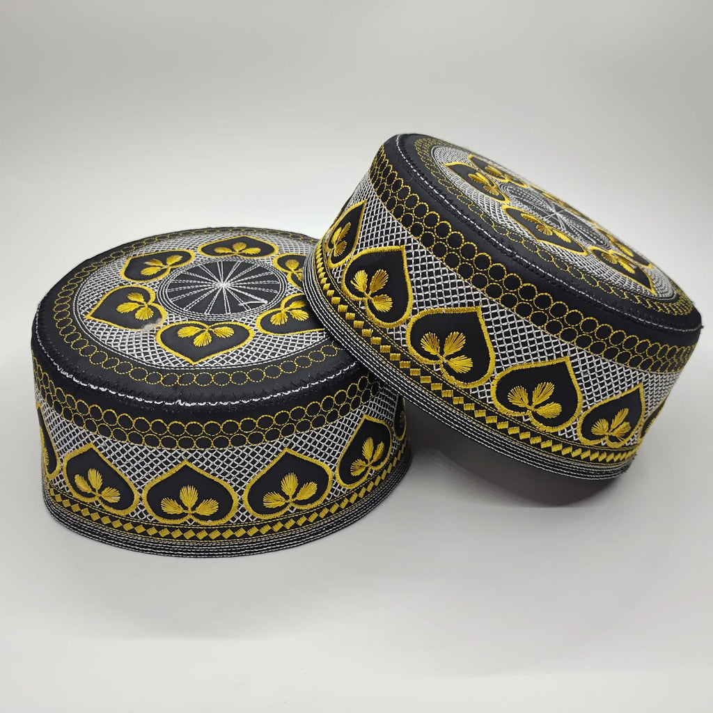 Muslim Cap For Men Clothing Turkey Prayer Hats Kufi Embroidery Islamic Saudi New Autumn And Winter Man's Hat