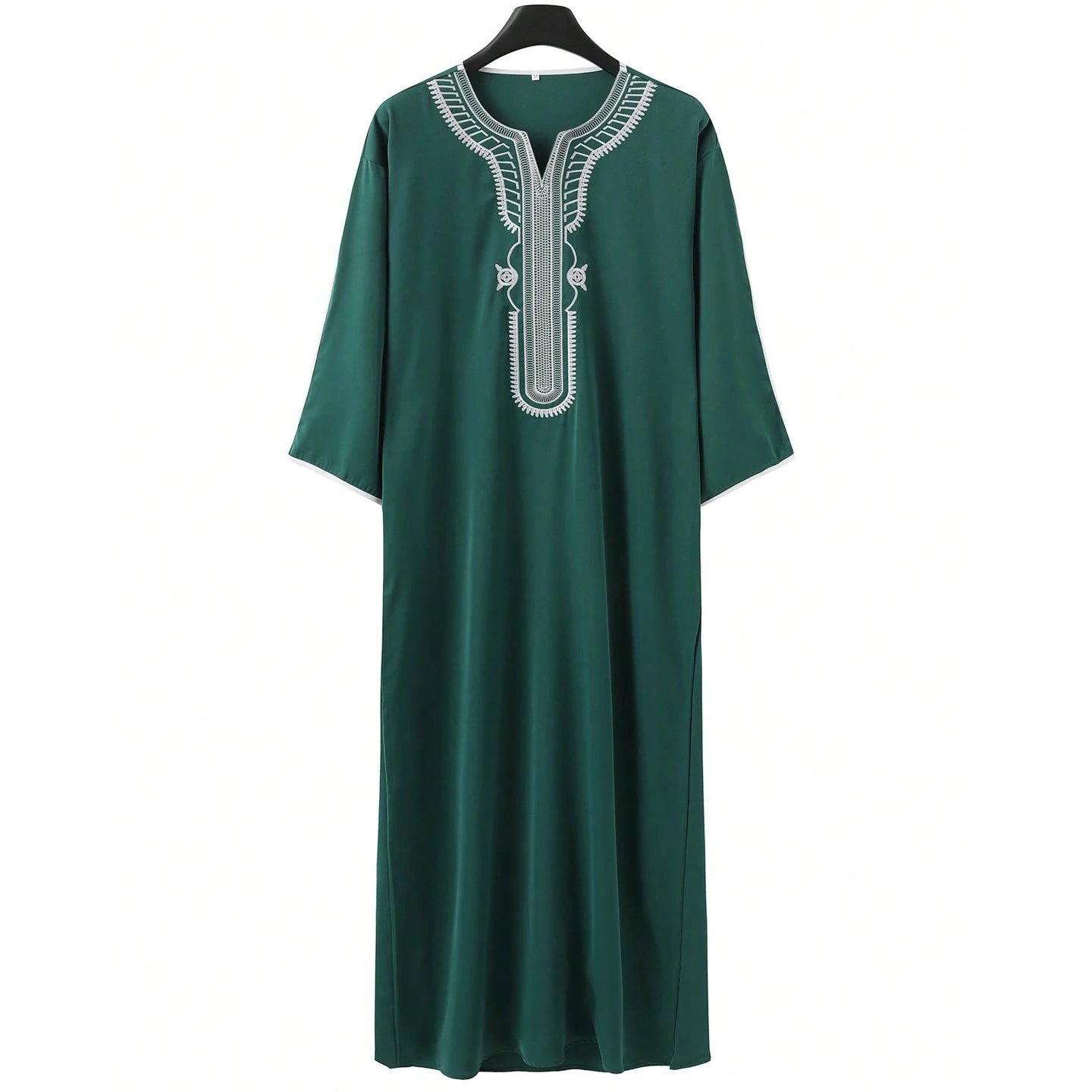 Men's Thobe —  Embroidered Moroccan Style