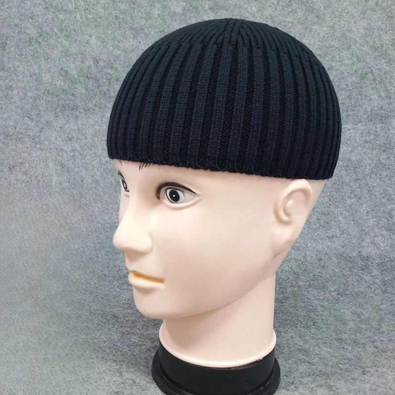Muslim Hats for Men Pure Cotton Knitting Melon Hat Spring Winter Hijab Elegant High Strength Eid Ramadam Prayer Caps