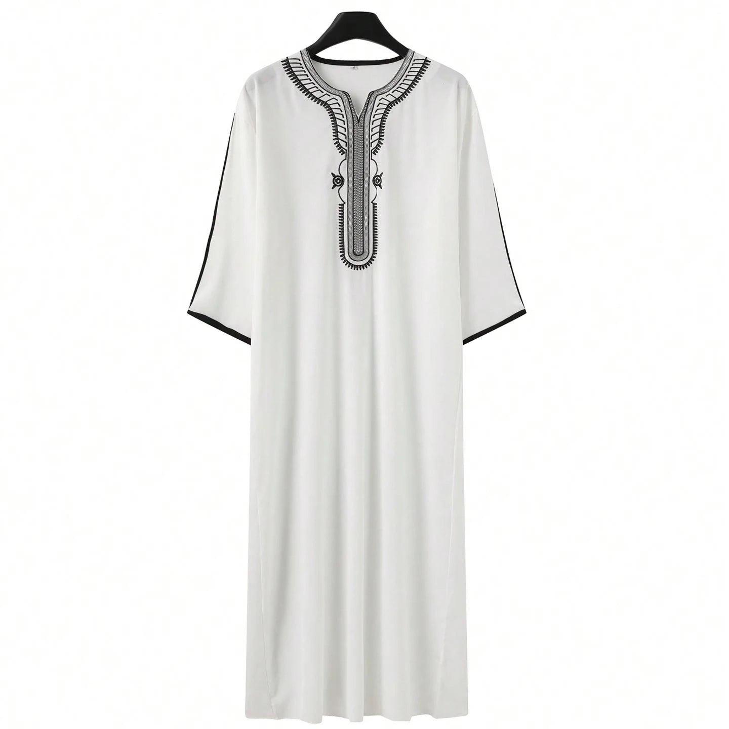 Men's Thobe —  Embroidered Moroccan Style