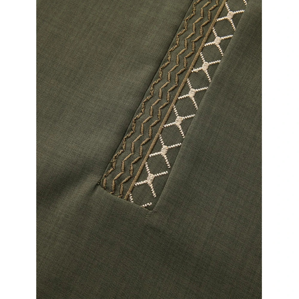 New Islamic Muslim Men's Thobe Long-sleeved Classic Embroidery Robe Arabic Ethnic Style Men's Casual Formal Robe Prayer Dress